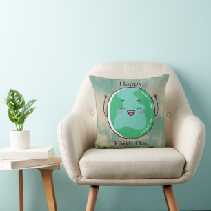 Earth Day Party Cushion