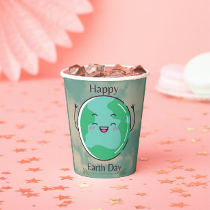 Earth Day Party Paper Cups