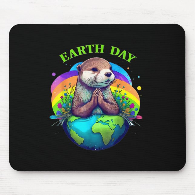 Earth Day Planet Anniversary Earth Day Everyday Wo Mouse Pad (Front)