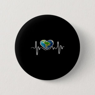 Earth Day Planet April Anniversary Earth Day Every 6 Cm Round Badge
