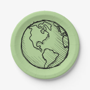 Earth Day Planet Plates & Party Supply