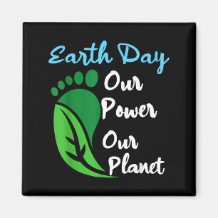 Earth day power 2026 planet men women kids cute magnet
