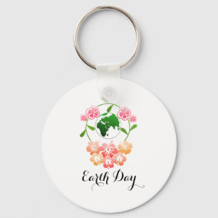 "Earth Day" Pretty Key Ring. Ring