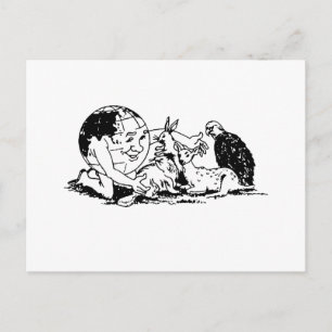 EARTH DAY - Protect Wildlife Postcard