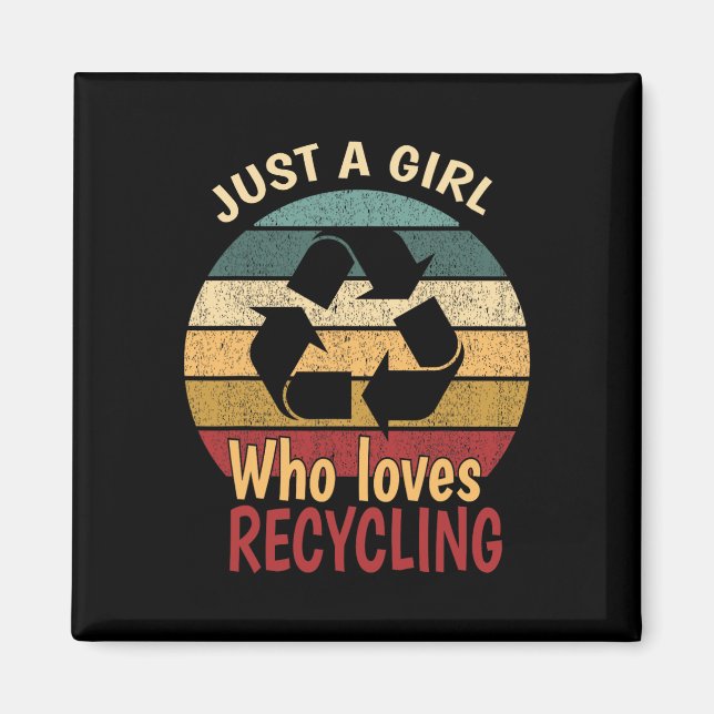 Earth Day Recycling  Magnet (Front)