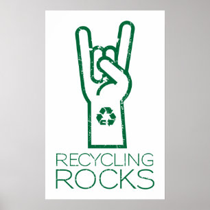Earth Day: Recycling Rocks! Poster