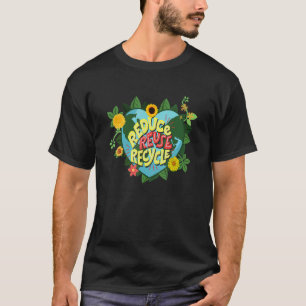 Earth Day Reduce Reuse Recycle Save Planet T-Shirt