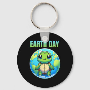 Earth Day Restore Earth Turtle 2025  Key Ring