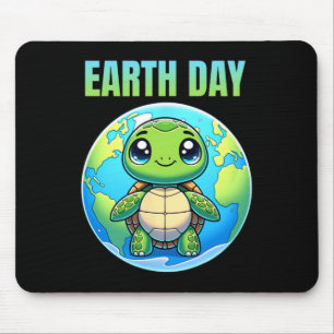 Earth Day Restore Earth Turtle 2025 Mouse Pad