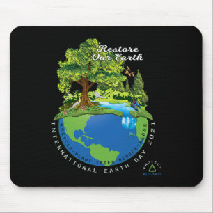 Earth Day Restore Our Earth Protect Wetlands Ocean Mouse Pad