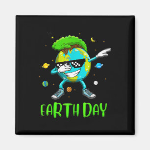 Earth Day Rocks Dabbing Earth Day Design Protect O Magnet