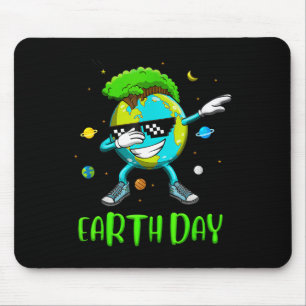 Earth Day Rocks Dabbing Earth Day Design Protect O Mouse Pad