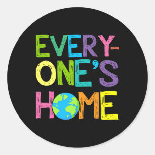 Earth Day Save Everyones Home Planet Men Woman You Classic Round Sticker