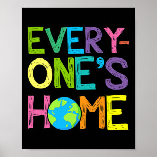 Earth Day Save Everyones Home Planet Men Woman You Poster