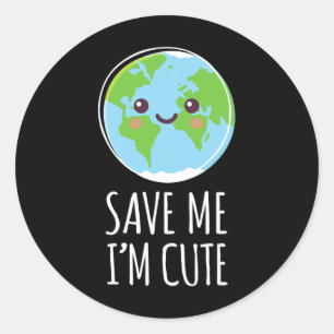 Earth Day Save Our Planet Climate Change Environme Classic Round Sticker