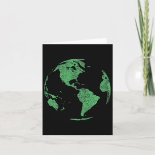 Earth Day Save Our Planet Climate Change Globe Wor Card