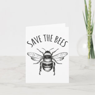 Earth Day Save Our Planet Save The Bees T Shirt Pr Card