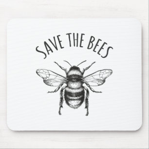 Earth Day Save Our Planet Save The Bees T Shirt Pr Mouse Pad