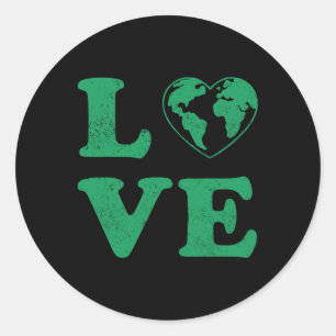 Earth Day Save The Bees Plant More Trees Clean The Classic Round Sticker