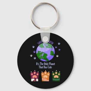 Earth Day Save The Earth It's The Only Planet That Key Ring