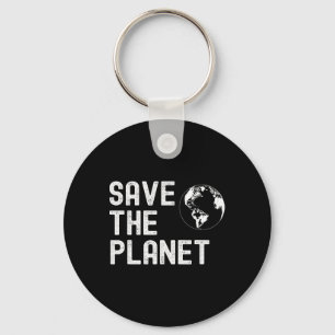 Earth Day Save The Planet1 Key Ring