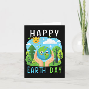 Earth Day Save The Planet Cute Earth Day  Card