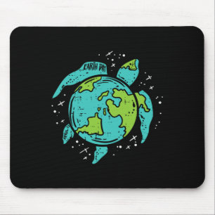 Earth Day Sea Turtle Save Our Ocean Animal Men Wom Mouse Pad