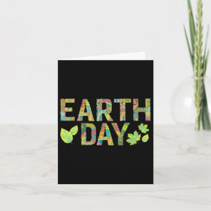 Earth Day Shirt Cute Earth Day Men Women Kids 1 Card