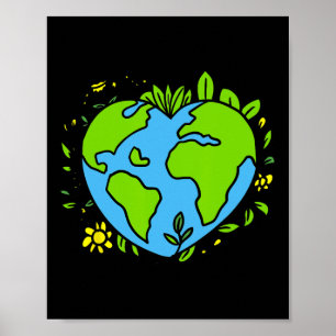 Earth Day Shirt Cute Earth Day Men Women Kids  Poster