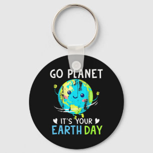Earth Day Shirt Go Planet It's Your Earth Day Wome Key Ring