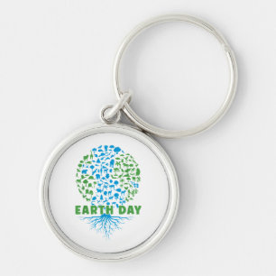 Earth Day Shirt Kids , Women & Men Cute 55th Earth Key Ring
