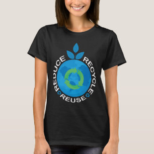 Earth Day Shirt Reduce Reuse Recycle Save The Plan