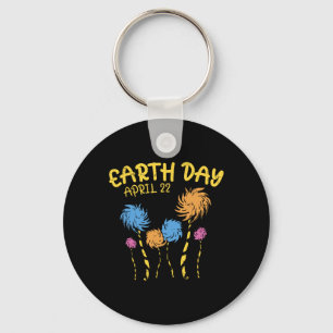Earth Day Shirt Save Environment Eco Tree Boy Girl Key Ring