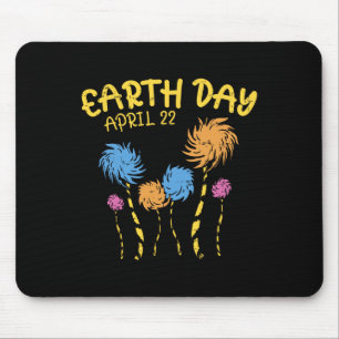 Earth Day Shirt Save Environment Eco Tree Boy Girl Mouse Pad