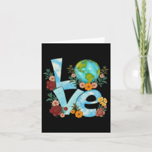 Earth Day Shirt Teacher Environment Day Recycle Ea Card