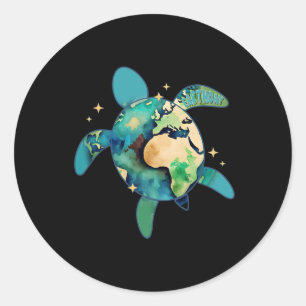 Earth Day Shirt Teacher Environment Day Recycle Ea Classic Round Sticker