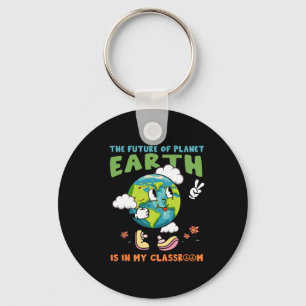 Earth Day Shirt Teacher Environment Day Recycle Ea Key Ring