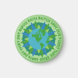 Earth Day Slogans Magnet