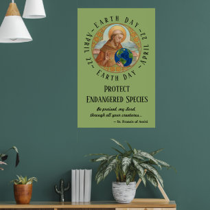 Earth Day & St. Francis of Assisi Poster