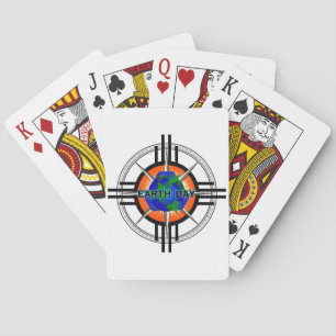 Earth Day Star Crown Playing Cards