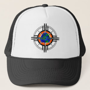Earth Day Star Crown Trucker Hat