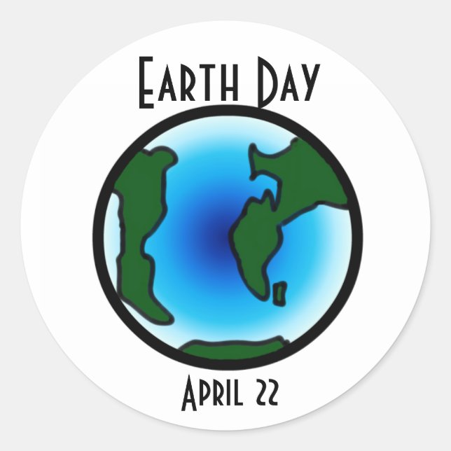 Earth Day - Sticker (Front)