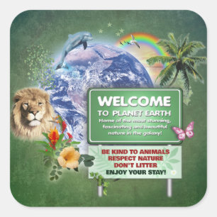 Earth Day Sticker
