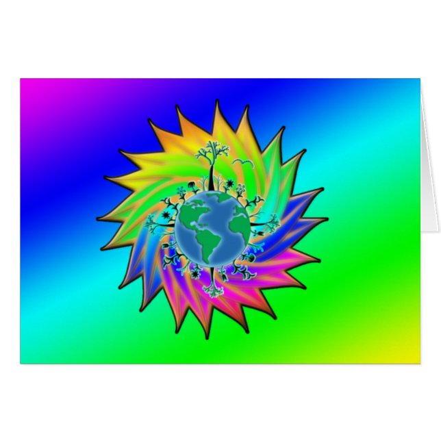 Earth Day ~ Sunburst (Front Horizontal)