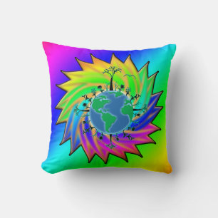 Earth Day ~ Sunburst Cushion