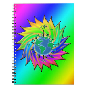 Earth Day ~ Sunburst Notebook