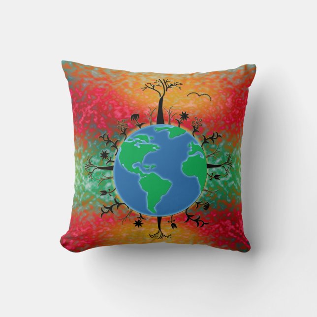 Earth Day ~ Sunrise Cushion (Front)