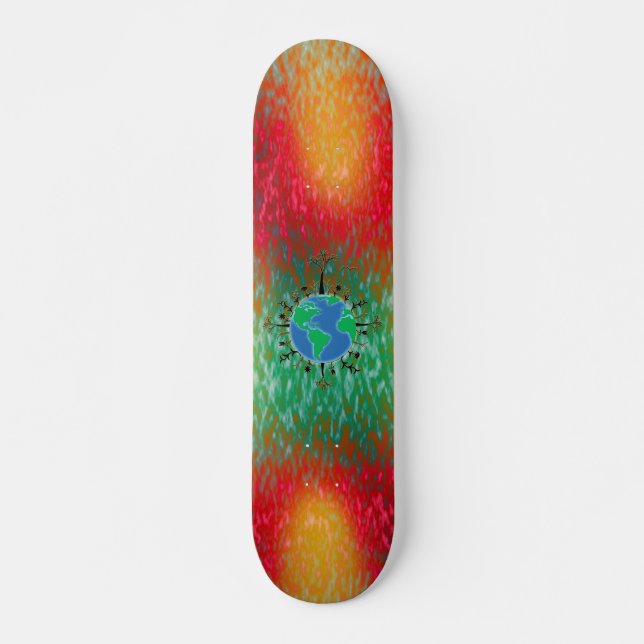 Earth Day ~ Sunrise Skateboard Deck (Front)