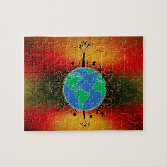 Earth Day ~ Sunset Jigsaw Puzzle (Horizontal)