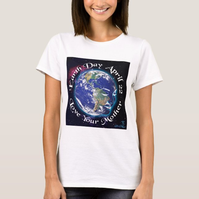 Earth Day T-Shirt Light Colours (Front)
